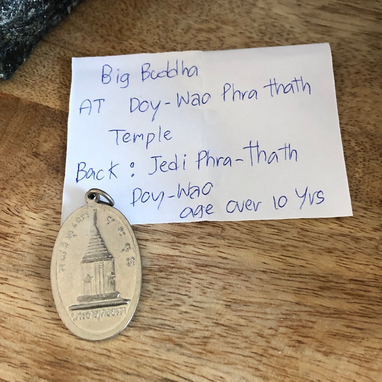 Bug Buddha Amulet, Jedi Phra Thath Doy Wao, At Doy Wao Phra Thath Temple,  Authentic amulets from Thailand, Talisman, Pendant, Over 10 years