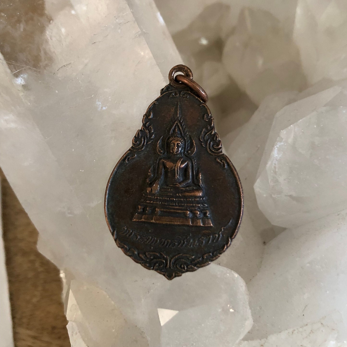 Phra Puttha Chinna Ratch Buddha Amulet, Authentic, At Nong Mai Sung Temple, AD 1979, 45 years old