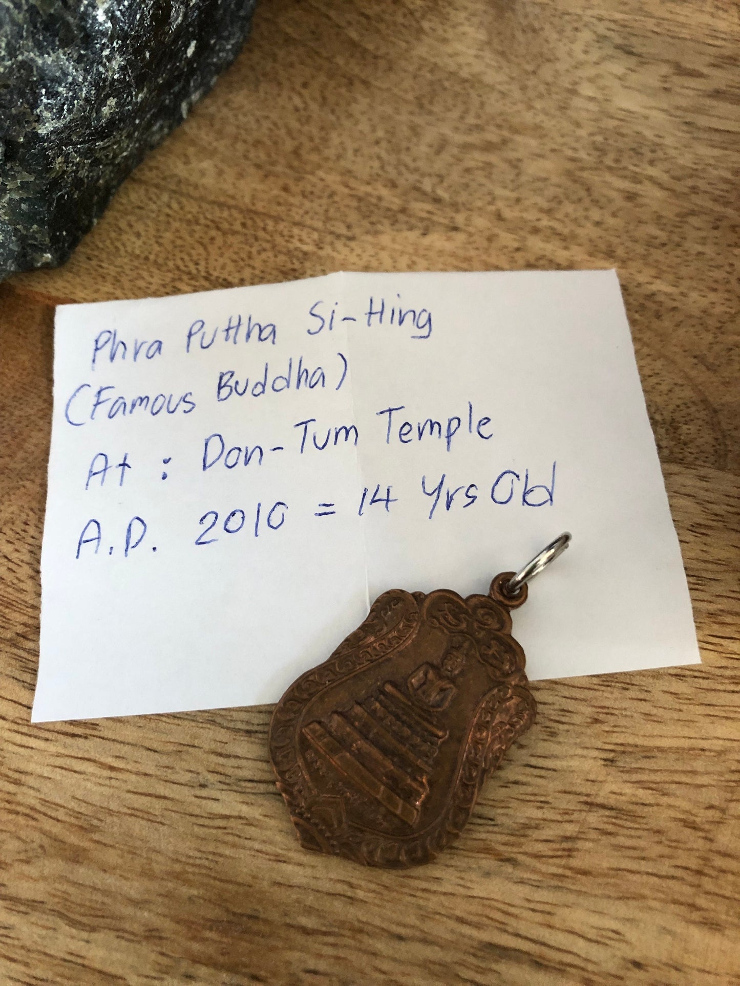 Phra Puttha Si Hing (Famous Buddha) At Don Tum Temple AD 2010,  Buddha Amulets From Thailand, Talisman