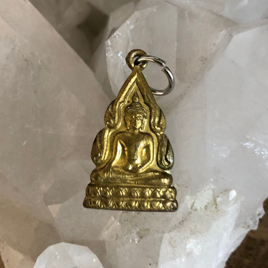 Big Buddha At Sao Thong Temple, Age 10 years, authentic Thailand buddha pendant, talisman