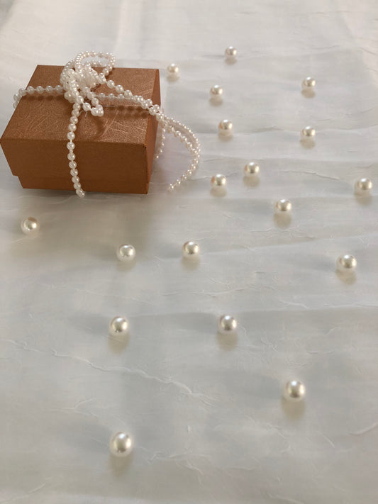 White Table Pearls For Wedding And Party, Table Confetti, Vase Fillers