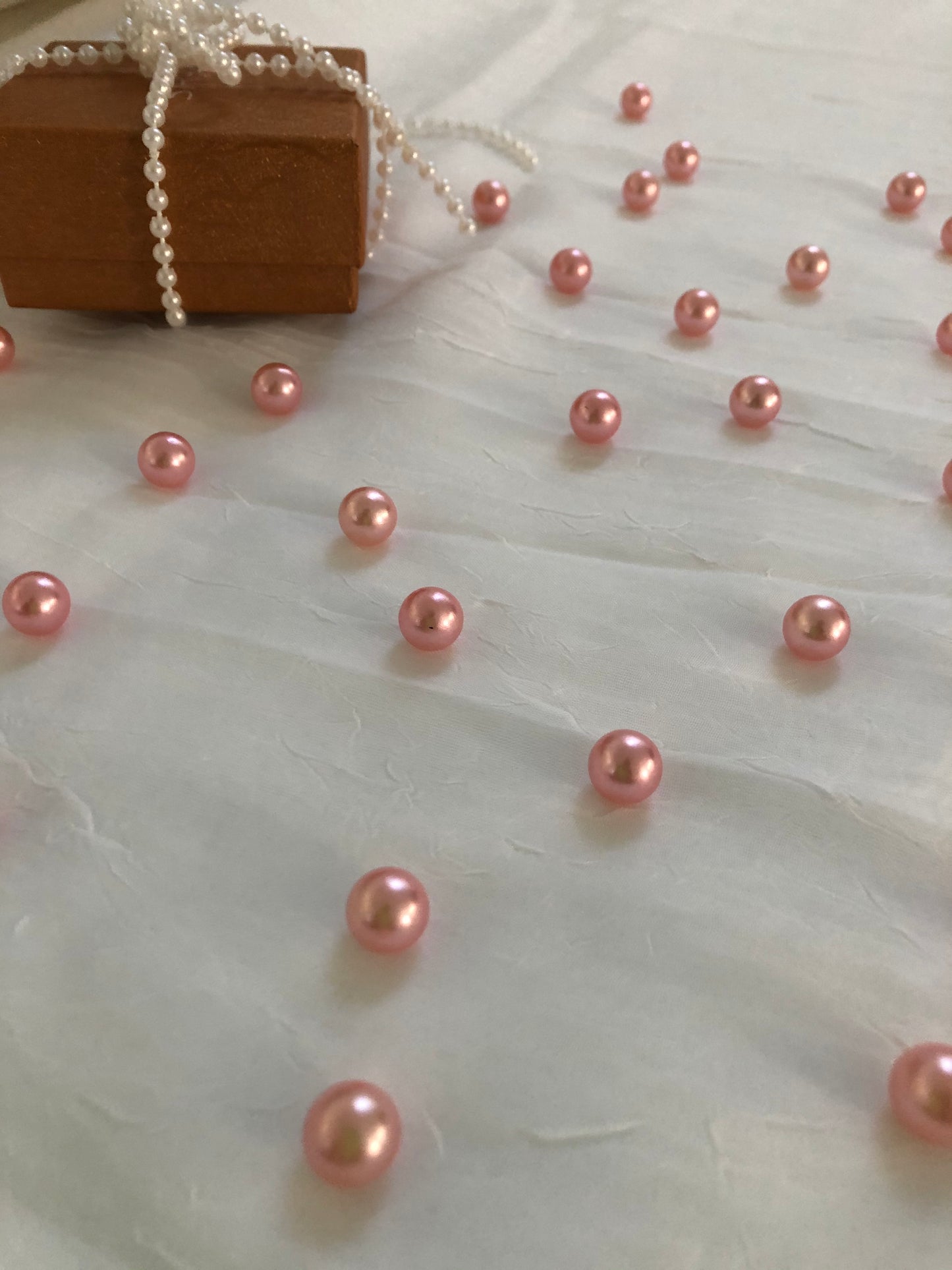 Pink Table Pearls For Wedding And Party, Table Confetti, Vase Fillers