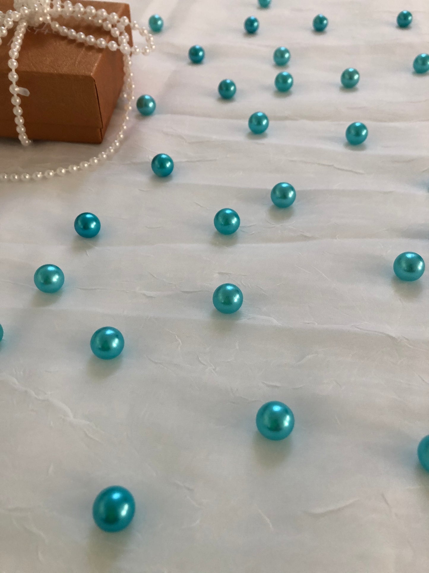 Turquoise Table Pearls For Wedding And Party, Table Confetti, Vase Fillers