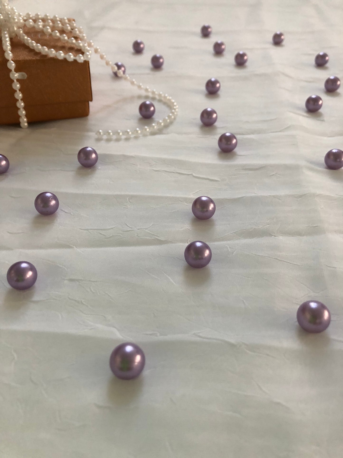 Lavender Table Pearls For Wedding And Party, Table Confetti, Vase Fillers