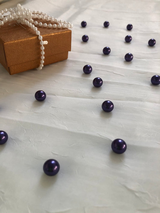 Purple Table Pearls For Wedding And Party, Table Confetti, Vase Fillers