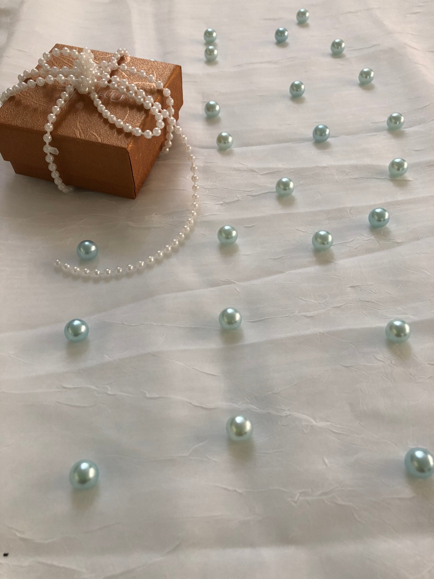 Light Blue Table Pearls For Wedding And Party, Table Confetti, Vase Fillers