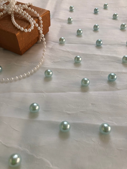 Light Blue Table Pearls For Wedding And Party, Table Confetti, Vase Fillers