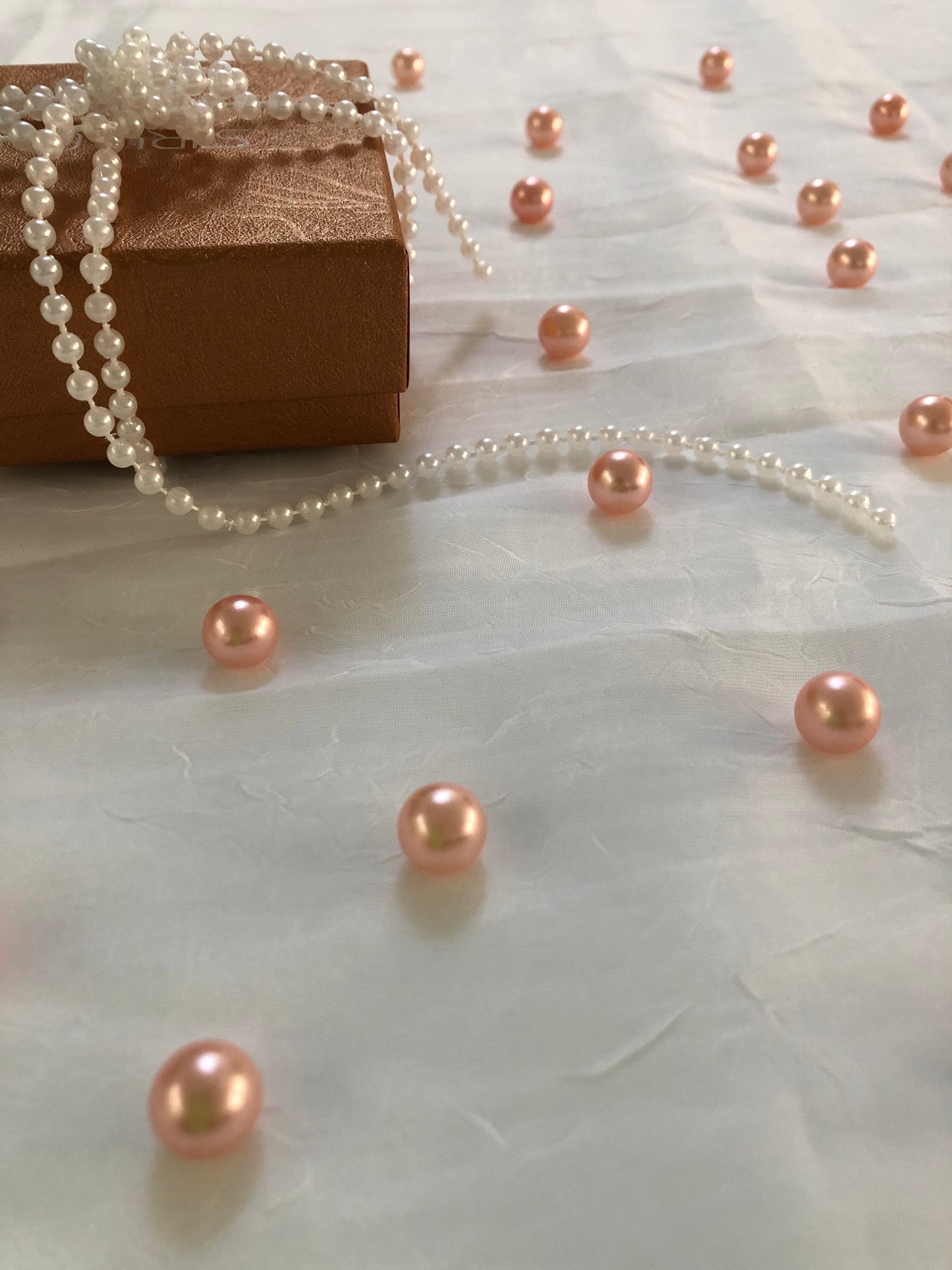 Rose Gold Table Pearls For Wedding And Party, Table Confetti, Vase Fillers