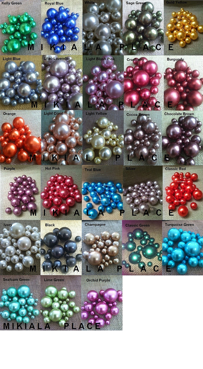 DIY Floating Pearl Centerpiece/Decor Custom Colors